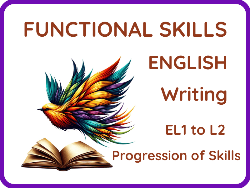 Progression of Skills in Functional Skills Writing – Entry Level 1 to Level 2