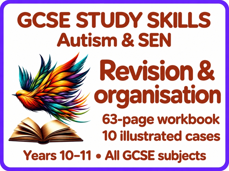 GCSE Study Skills Workbook for Autistic and Neurodivergent Students